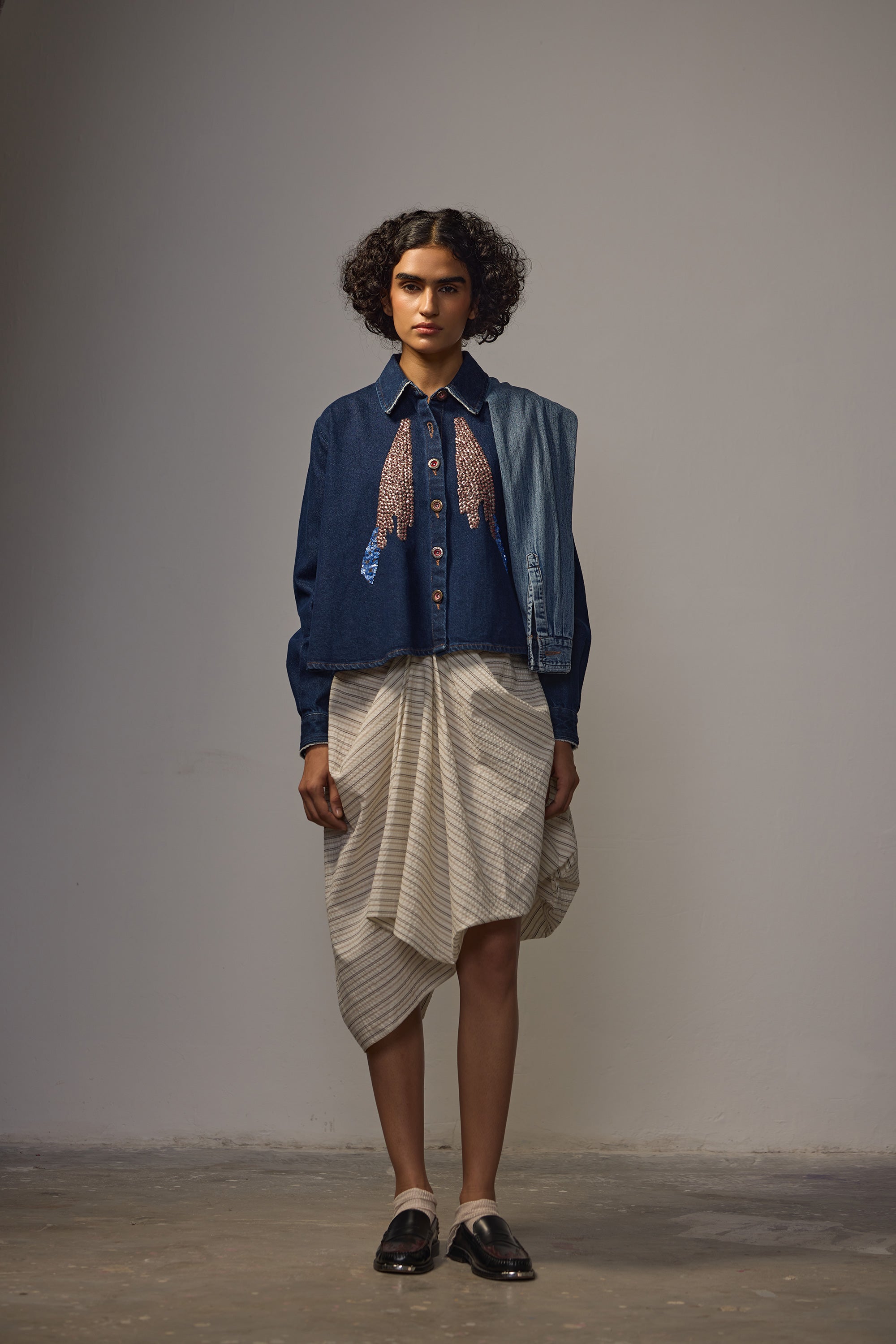 Bone Ink Dhoti Skirt – Graine World